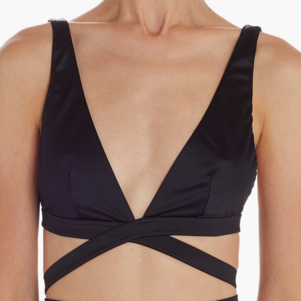 VERSACE MEDUSA STRAPPY WRAP BIKINI TOP SIZE 5 (Italian 40- us XL - Picture 8 of 16